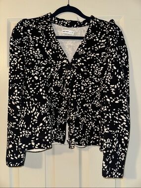 None west button up cardigan